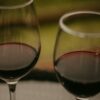 Close-up of Glasses of Wine